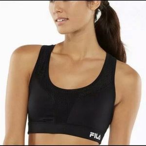 Fila Sport Bra: High-impact Sports Bra Black